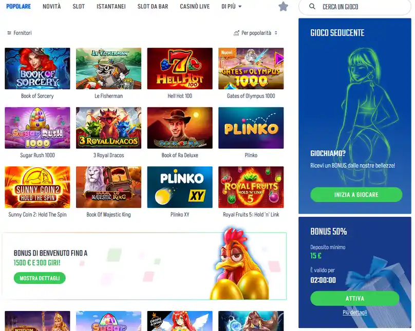 Libreria casinò Winnita con 5.000 giochi tra slot, giochi da tavolo e jackpot progressivi di Pragmatic Play, NetEnt, Habanero ed Endorphina